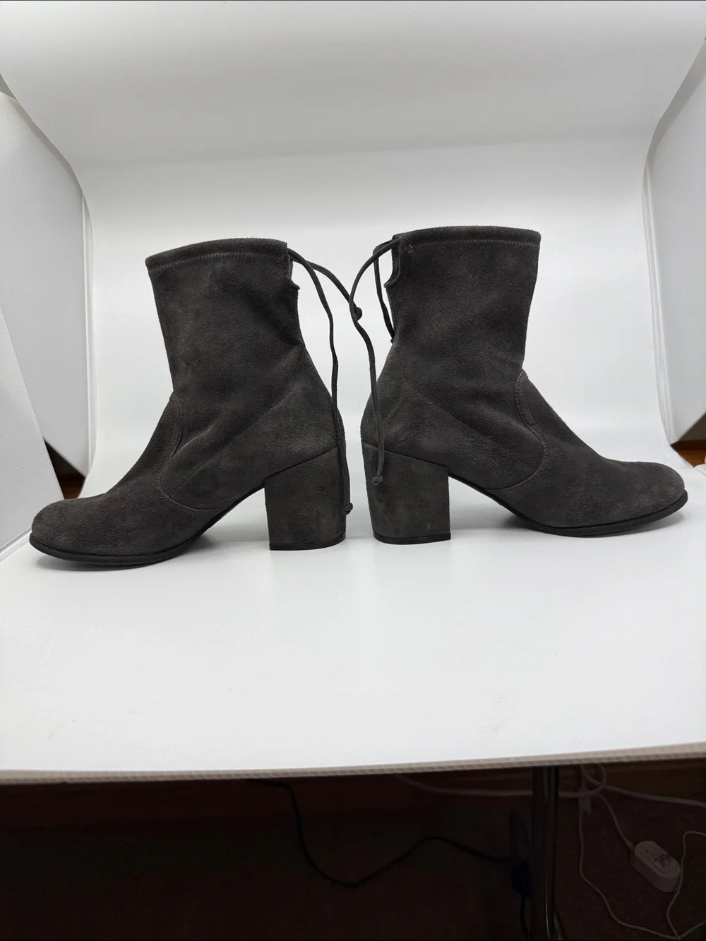 Stuart Weitzman Shorty Block Heel Bootie